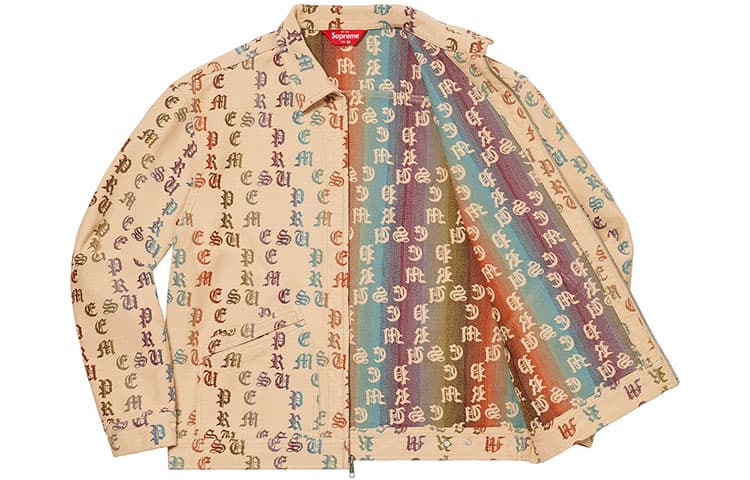 Куртка Supreme Gradient Jacquard Denim Jacket - изображение 3