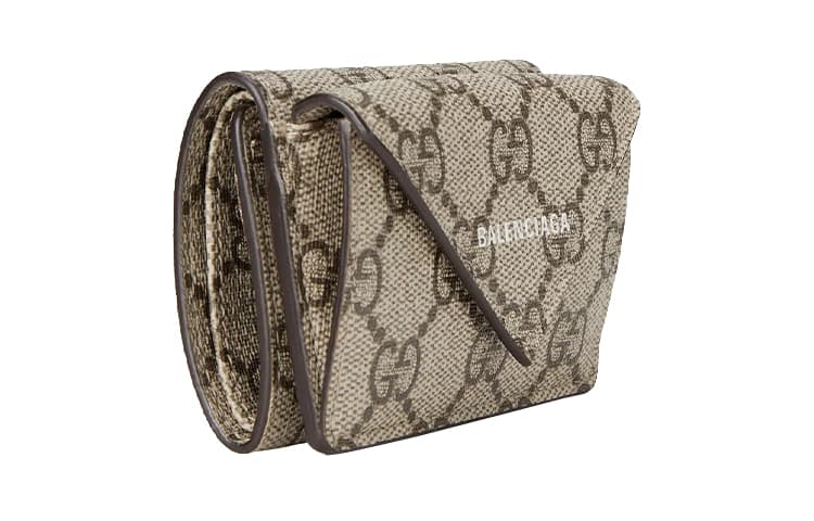 Кошелек Gucci x Balenciaga Canvas Wallet — фото 2
