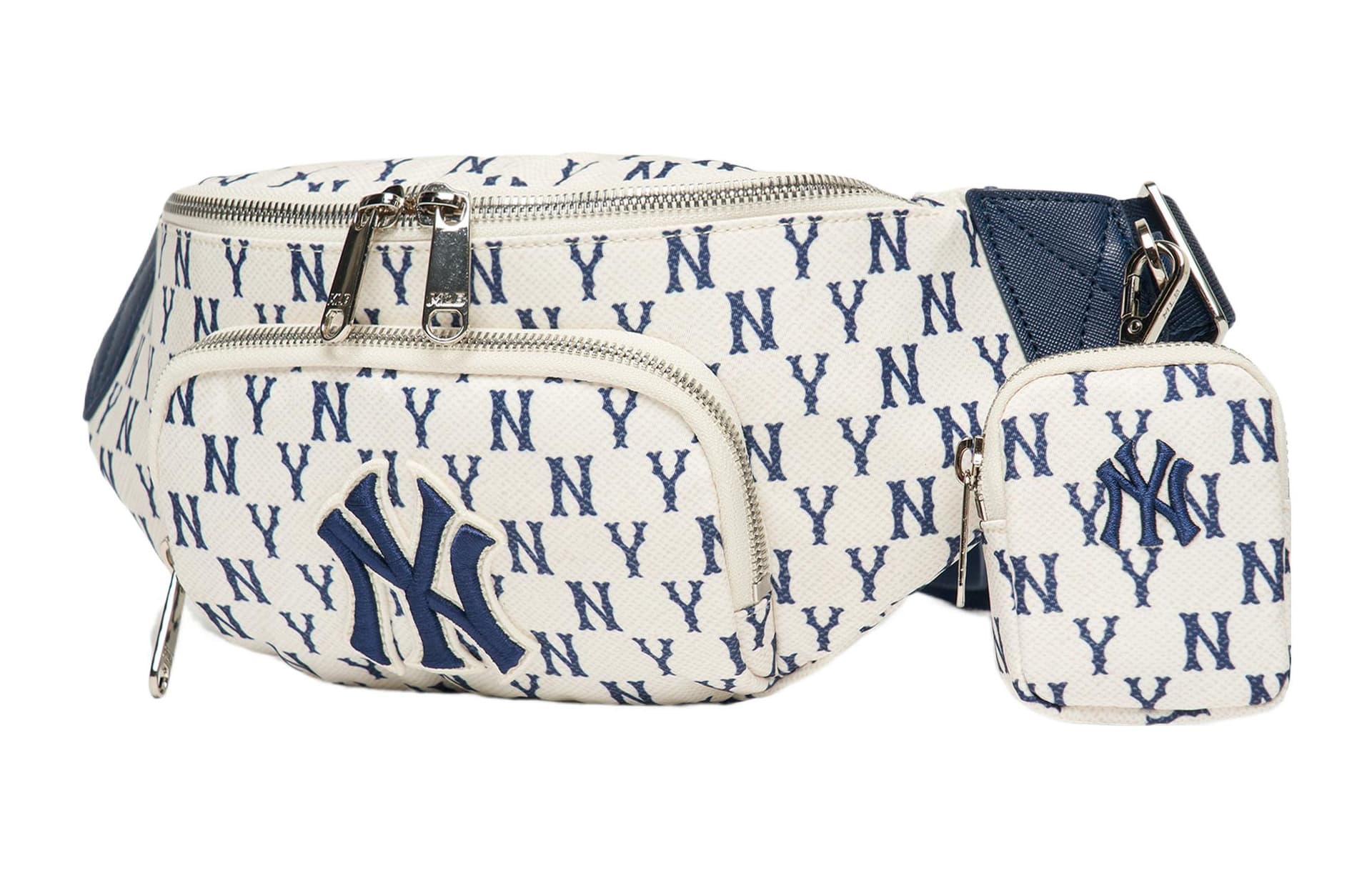 Поясная сумка MLB Monogram Cream White - изображение 2