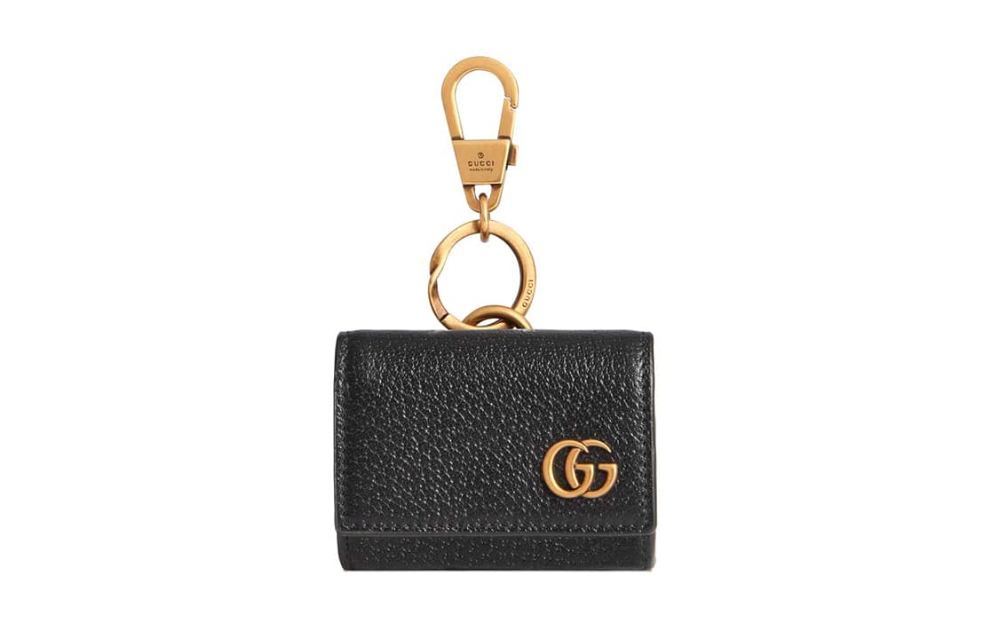 Сумка для наушников Gucci GG Marmont AirPods Case Black - изображение 1