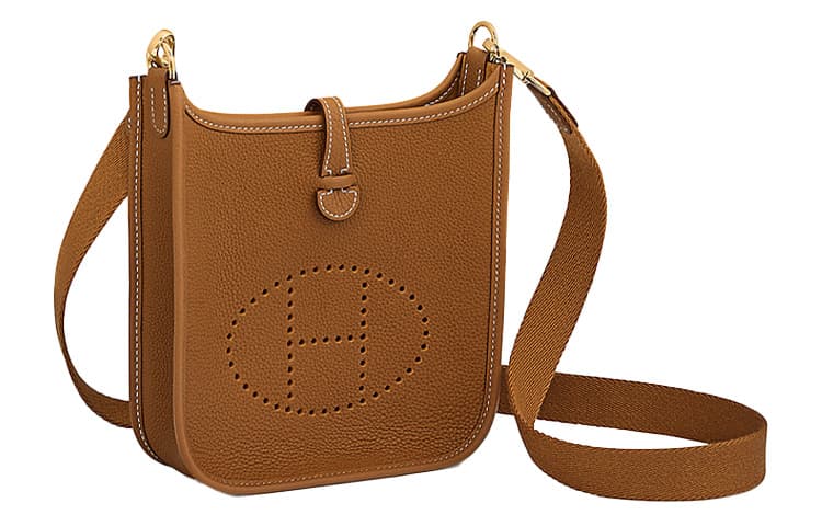 Сумка через плечо Hermes Evelyne 16 Brown - изображение 2