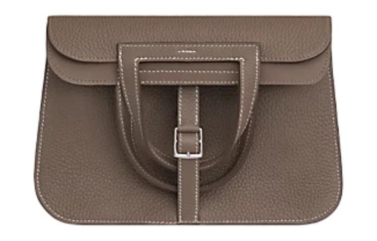 Сумка HERMES Halzan 25 Clemence 18 Etoupe - изображение 3