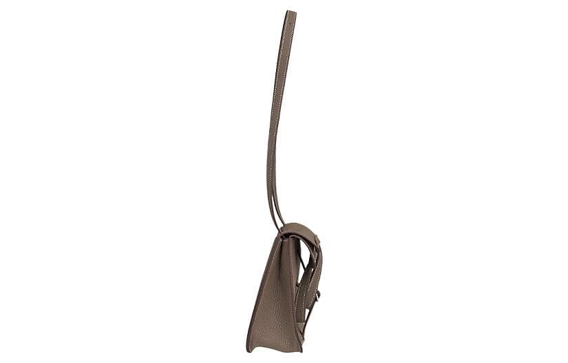 Сумка HERMES Halzan 25 Clemence 18 Etoupe - изображение 4
