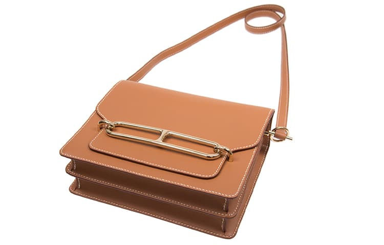Сумка через плечо HERMES Roulis 23 Evercolor 37 Gold - изображение 4