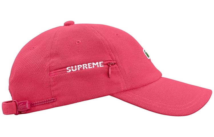Кепка Supreme FW19 Week 5 x LACOSTE Pique 6-Panel logo - изображение 2
