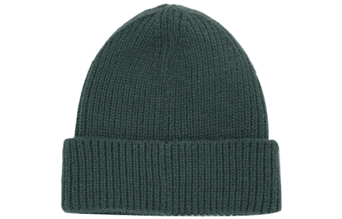Шапка The North Face Classic Logo Beanie Dark Green - изображение 2