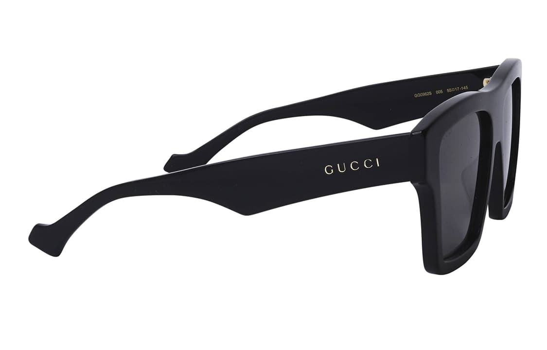 Солнцезащитные очки GUCCI Oversized Black Sunglasses Dark Gray Lenses - изображение 3
