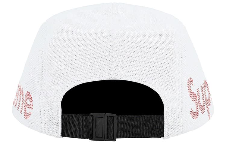 Кепка Supreme Week 19 Jacquard Pique Camp Cap logo - изображение 3