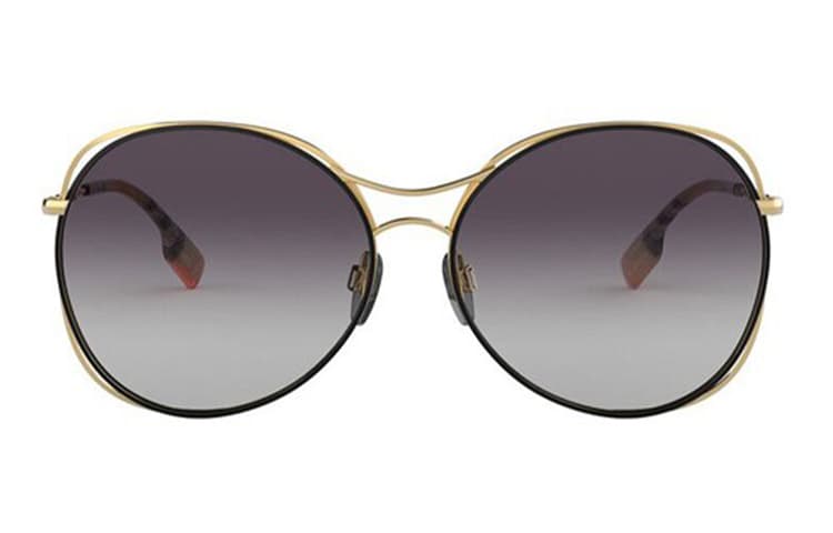Солнцезащитные очки Burberry Gradient Round Sunglasses Grey - изображение 3