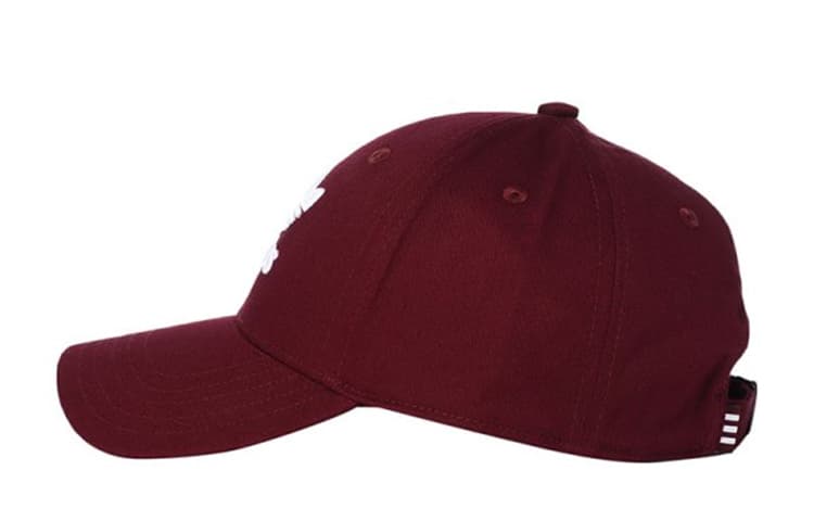 Кепка adidas Originals Logo Embroidered Baseball Cap Burgundy - изображение 3