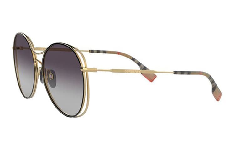 Солнцезащитные очки Burberry Gradient Round Sunglasses Grey - изображение 4