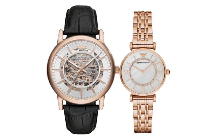 Механические часы EMPORIO ARMANI 43mm AR60007+AR1909 - изображение 1
