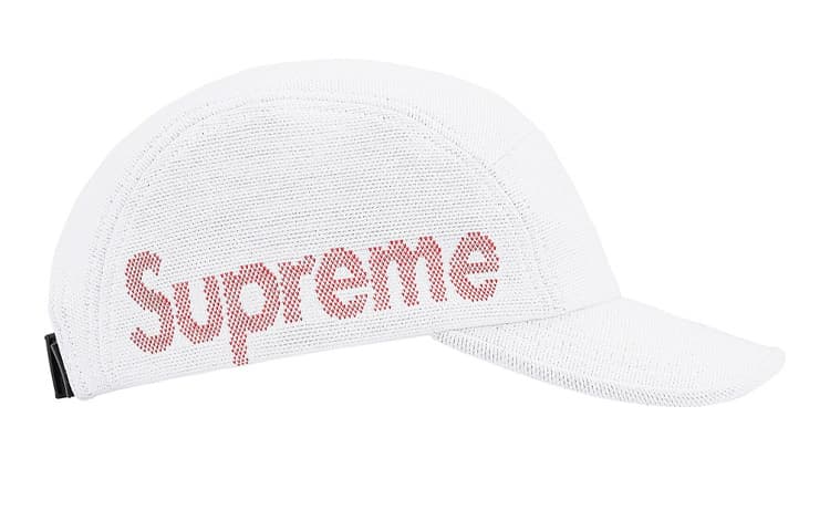 Кепка Supreme Week 19 Jacquard Pique Camp Cap logo - изображение 2