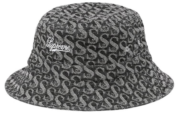 Панама Supreme Week 8 Monogram Denim Crusher - изображение 1
