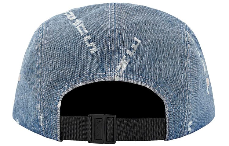 Кепка Supreme Supreme FW20 Week 6 Logo Stripe Jacquard Denim Camp Cap - изображение 2