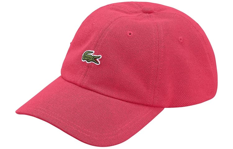 Кепка Supreme FW19 Week 5 x LACOSTE Pique 6-Panel logo - изображение 1