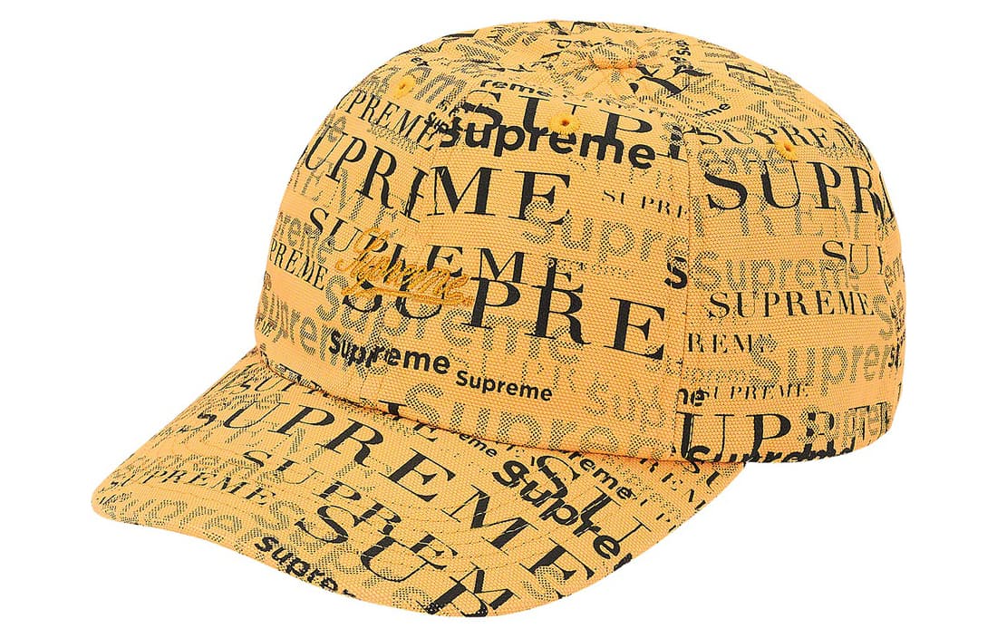 Кепка Supreme FW20 Week 2 Logo Pattern 6-Panel - изображение 1