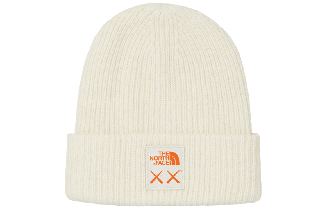 Шапка The North Face Logo Knit Beanie White - изображение 1