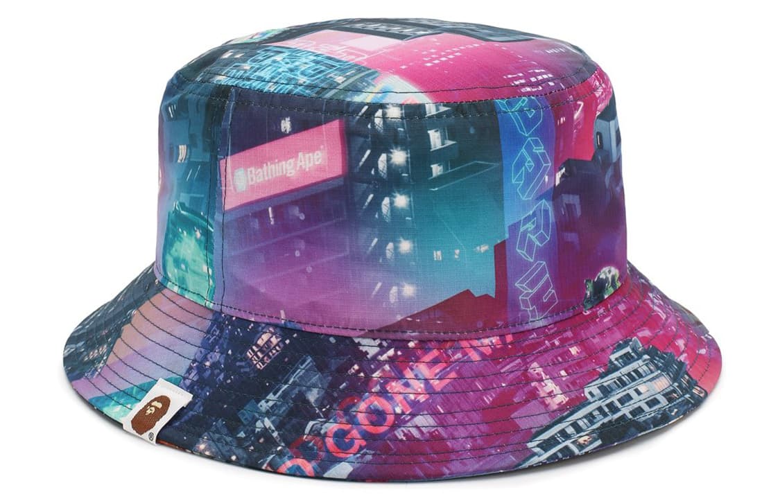 Панама A BATHING APE Tokyo neon - изображение 2
