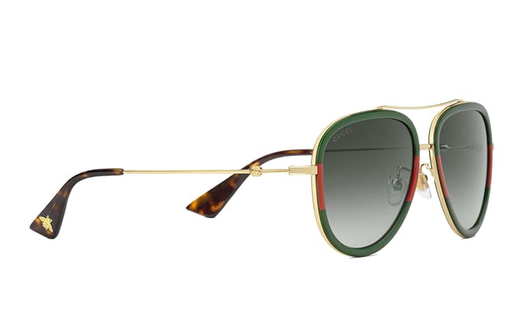 Солнцезащитные очки Gucci Metal Sunglasses - изображение 4
