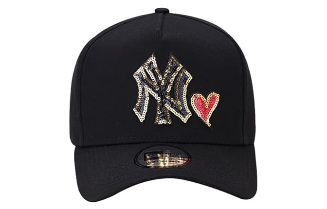 Кепка New Era Sequin Heart Black Cap - изображение 3