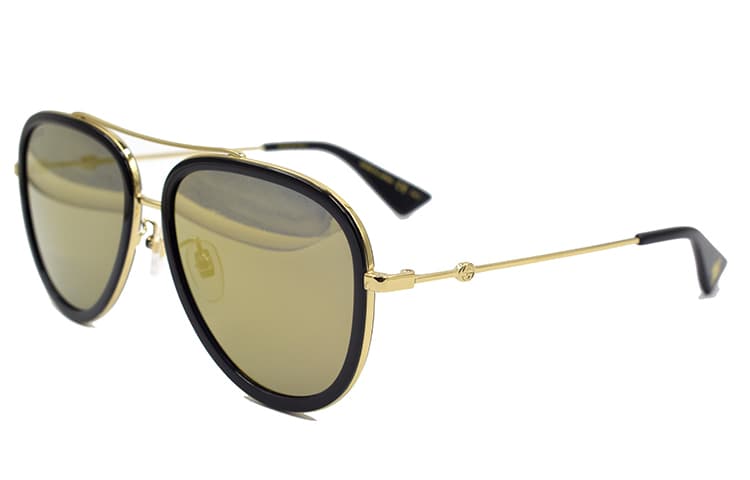 Солнцезащитные очки GUCCI Aviator Sunglasses Gold - изображение 1