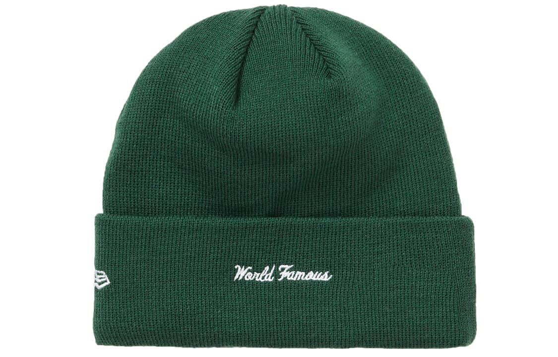 Шапка Supreme FW18 x New Era Box Logo Beanie Dark Green - изображение 2