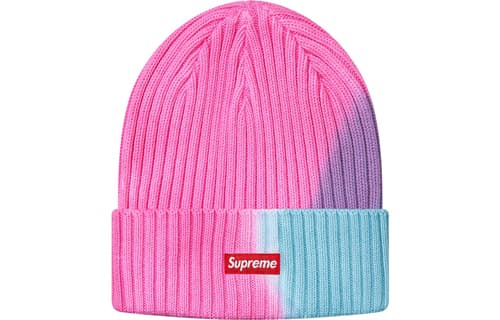 Шапка Supreme Supreme SS19 Overdyed Beanie Pink Box Logo - изображение 1