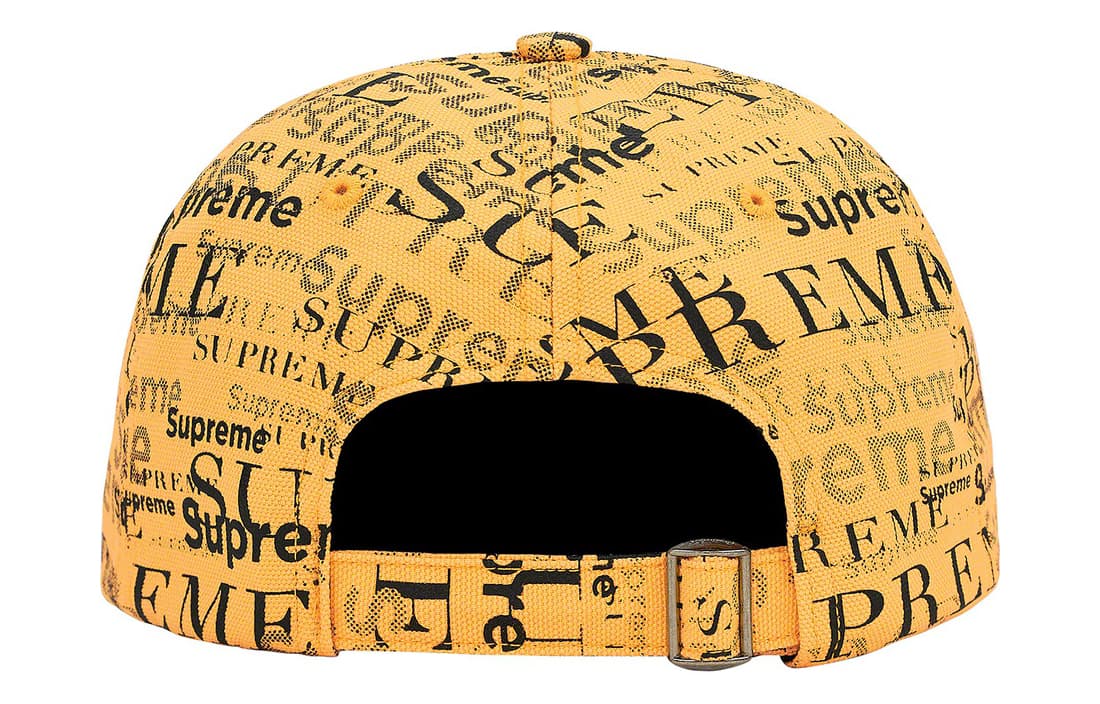 Кепка Supreme FW20 Week 2 Logo Pattern 6-Panel - изображение 2