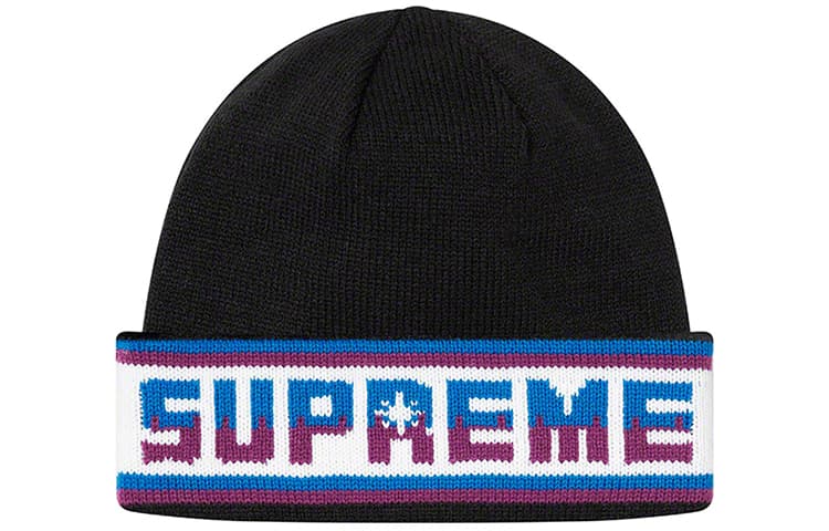 Шапка Supreme FW20 Week 16 Double Logo Facemask Beanie - изображение 1