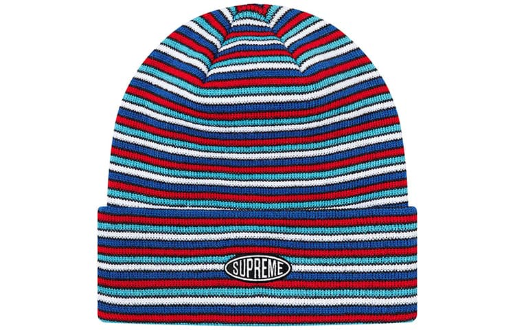 Шапка Supreme FW20 Week 12 Multi Stripe Beanie - изображение 4