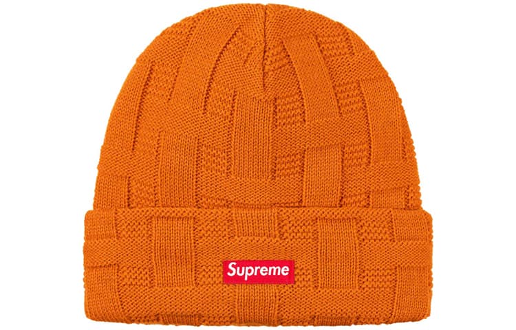 Шапка Supreme FW19 Week 6 Basket Weave Beanie - изображение 1