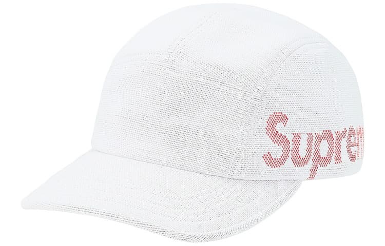 Кепка Supreme Week 19 Jacquard Pique Camp Cap logo - изображение 1
