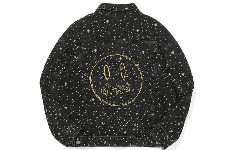 Джинсовая куртка Drew House FW21 logo Trucker Jacket - Drew Starry NightLogo - изображение 2