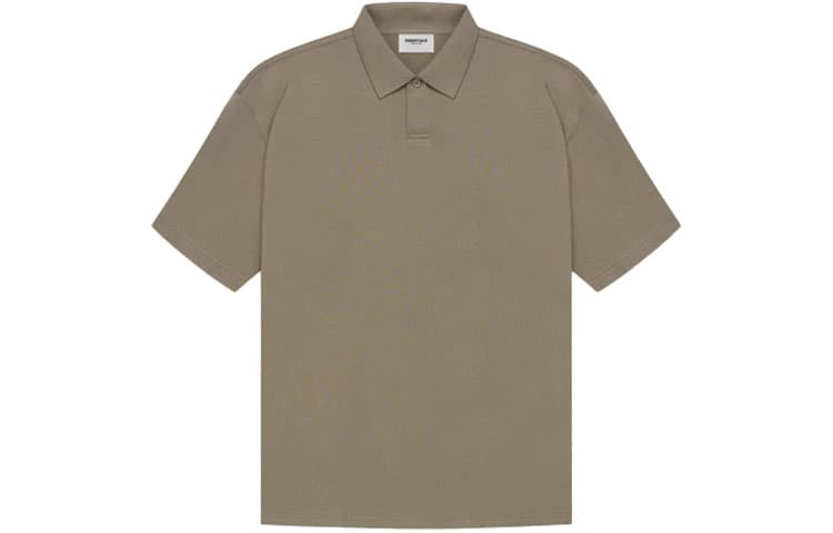 Поло Fear of God Essentials SS21 Short Sleeve Polo Taupe LogoPolo - изображение 2
