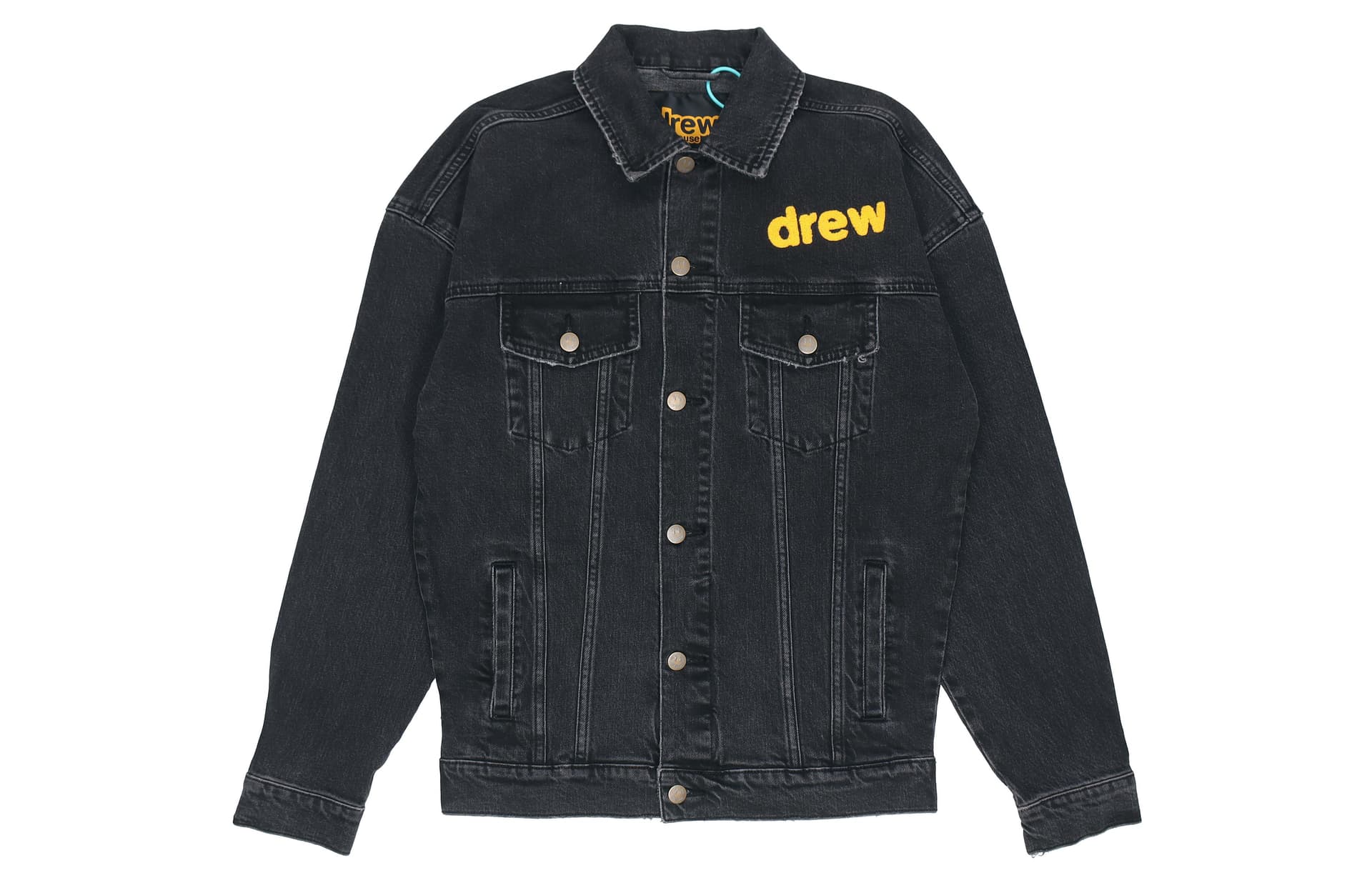 Джинсовая куртка Drew House SS21 Chenille Mascot Patch Trucker Jacket - изображение 2