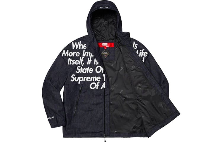Джинсовая куртка Supreme x JUNYA WATANABE COMME des GARÇONS MAN GORE-TEX Denim Parka - изображение 3