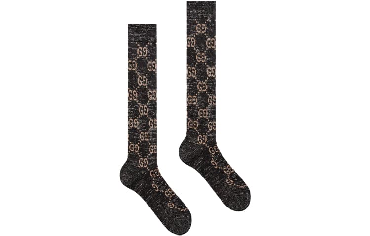 Носки GUCCI Re-Nylon Knit Socks Black - изображение 3