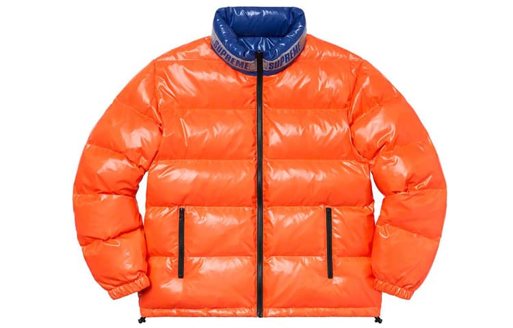 Зимняя куртка Supreme Shiny Reversible Puffy Jacket - изображение 2