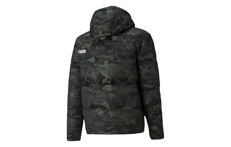 Зимняя куртка Puma Camo Hooded Down Jacket - изображение 2