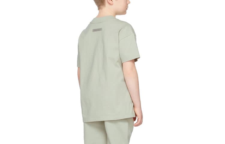 Футболка Fear of God Essentials FW21 Kids GreenConcrete Logo T-Shirt LogoT - изображение 2