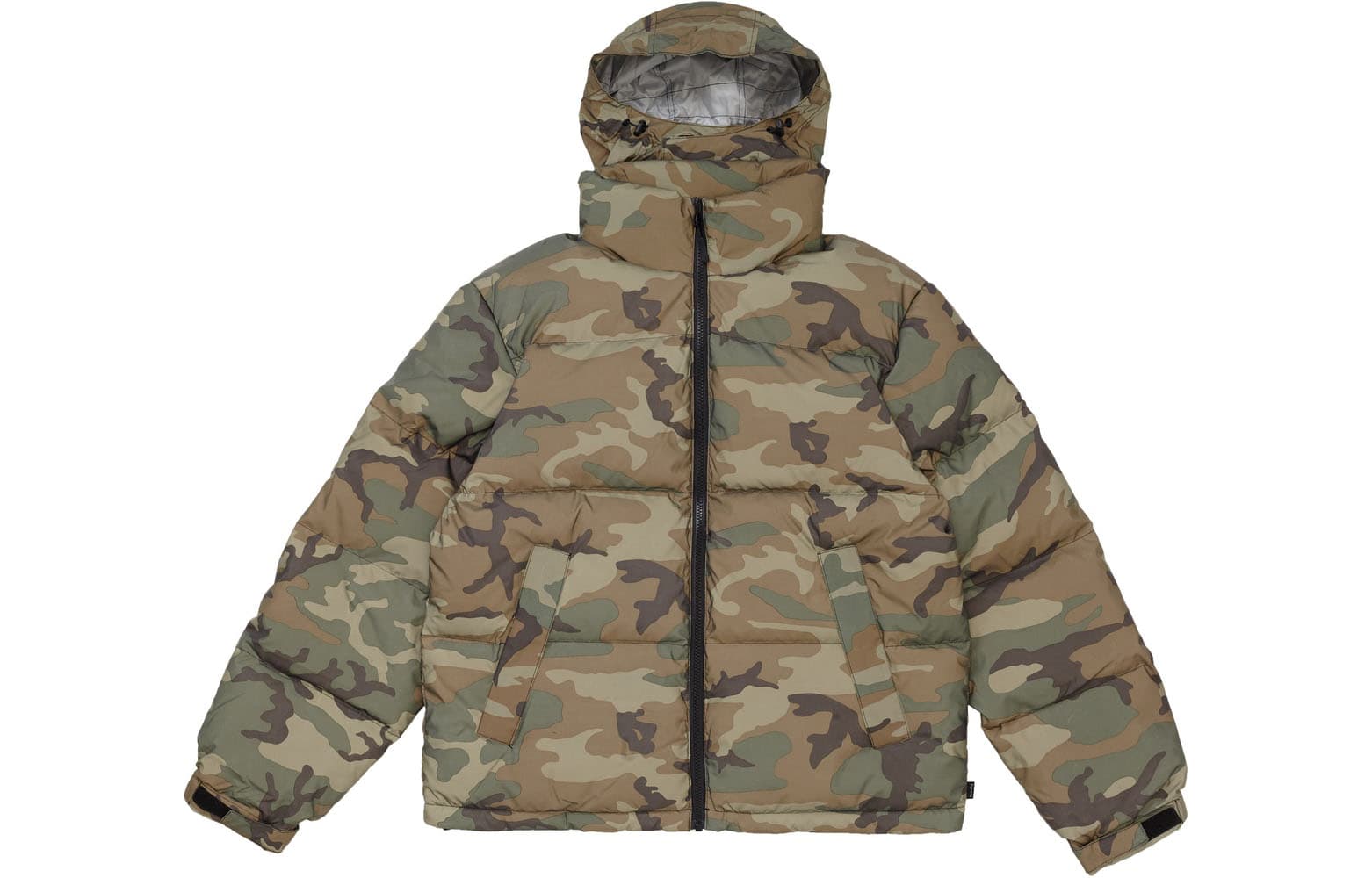 Зимняя куртка Supreme FW18 Reflective Camo Woodland Down Jacket - изображение 2