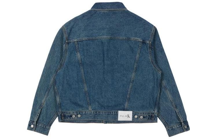 Джинсовая куртка PALACE x Calvin Klein Relaxed Trucker Denim Jacket Tinted Sandstone Indigo - изображение 2