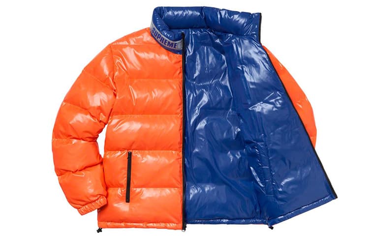 Зимняя куртка Supreme Shiny Reversible Puffy Jacket - изображение 3