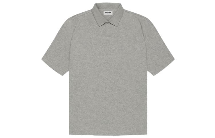Поло Fear of God Essentials SS21 Short Sleeve Polo Dark Heather Oatmeal POLO - изображение 4