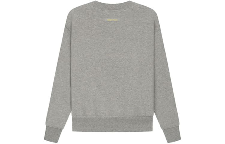 Fear of God Essentials SS21 Kids Pull-Over Crewneck Dark Heather Oatmeal Logo - изображение 2