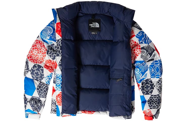 Зимняя куртка The North Face 1996 Retro Nuptse Blue - изображение 2
