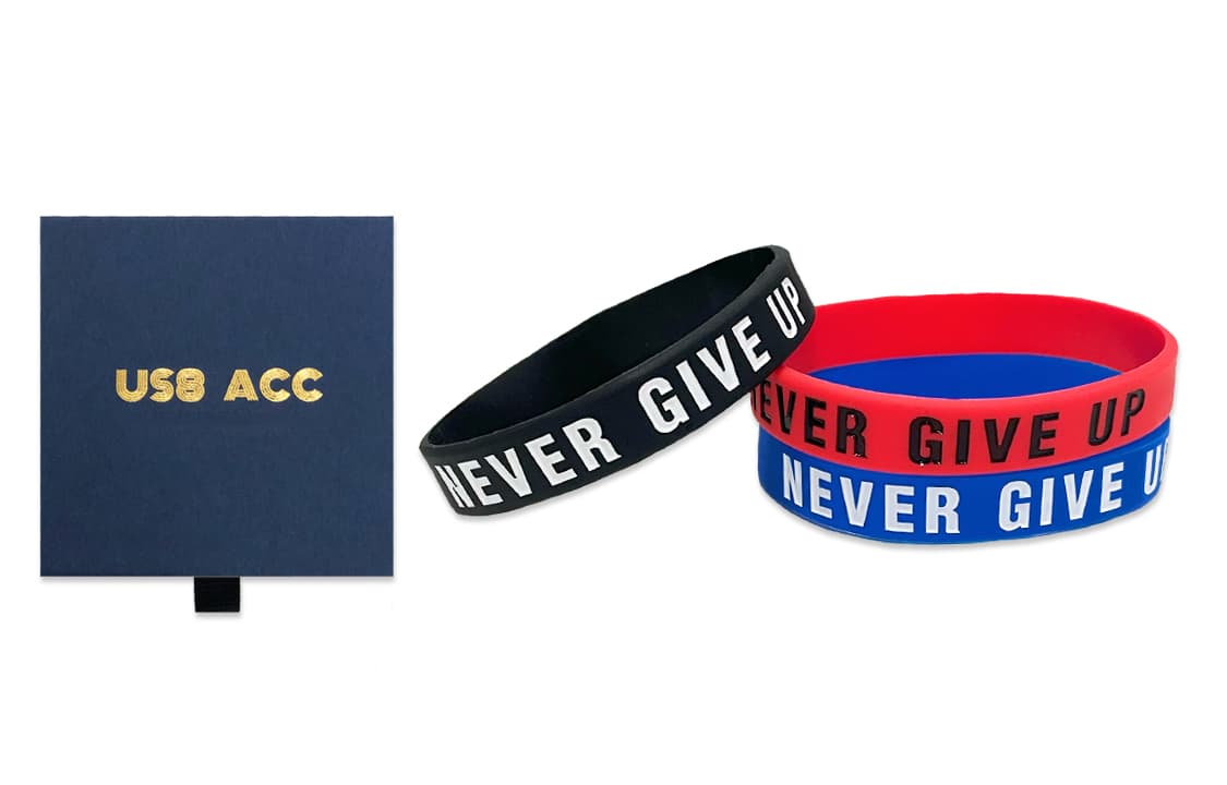 Браслет US8ACC NEVER GIVE UP - изображение 1
