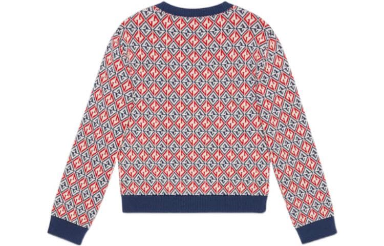 Gucci SS22 Jacquard Knit Sweater Kids Blue - изображение 2