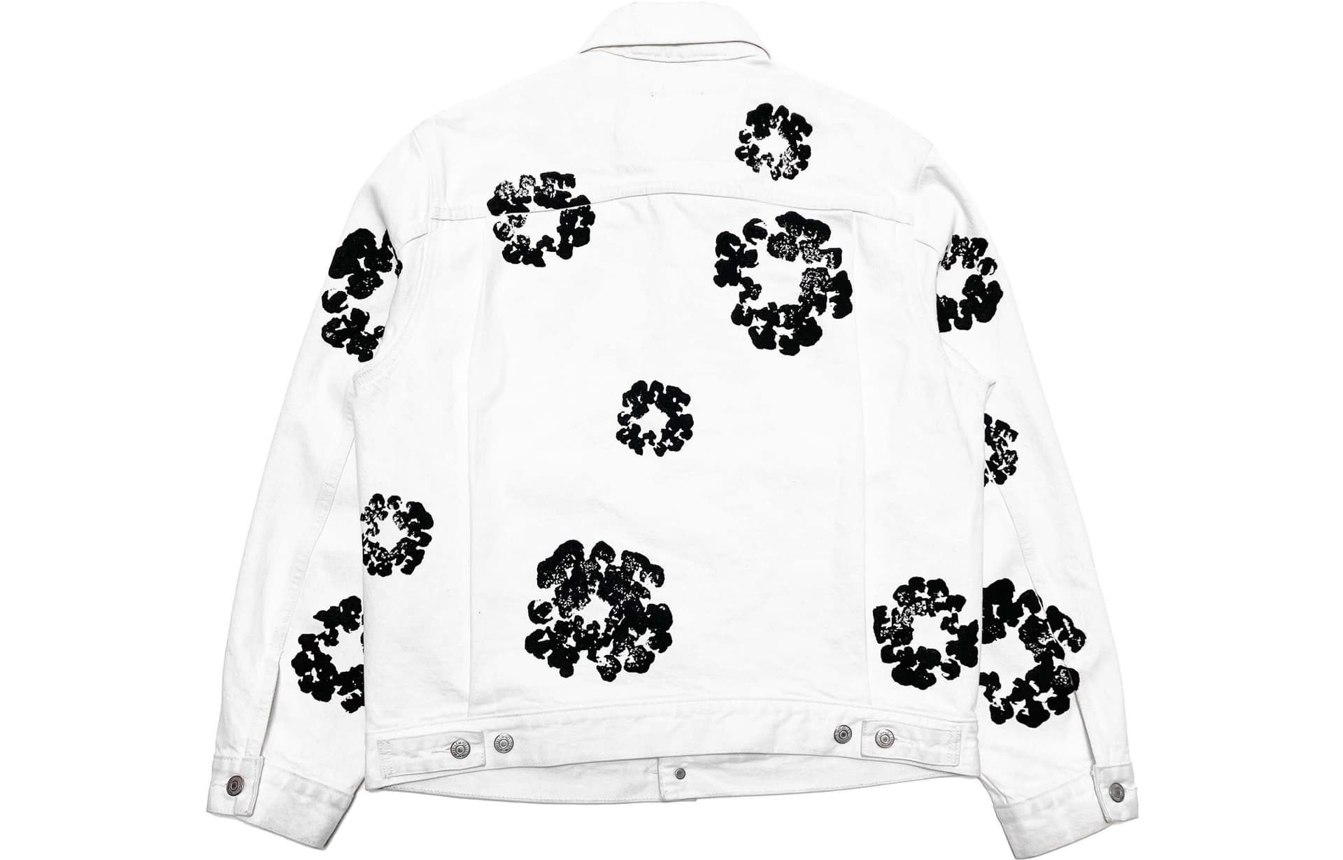Джинсовая куртка Denim Tears Floral Print Denim Jacket White - изображение 2